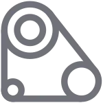 Engine Belt SVG Icon